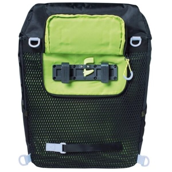 Basil rugtas Miles daypack Black Lime - Afbeelding 4