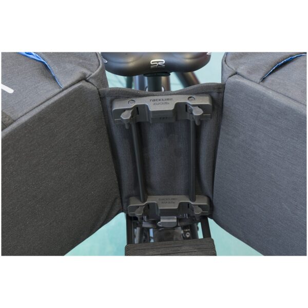New Looxs fietstas dubbel Avero Racktime 25L Black - Afbeelding 2