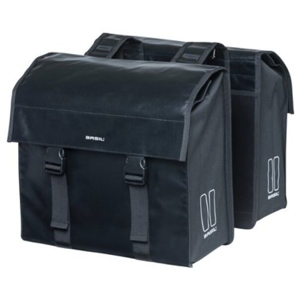 Basil fietstas dubbel Urban load Black