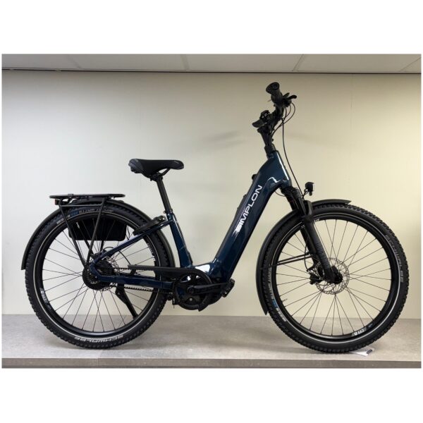 Simplon Kagu:E Enviolo HD Steel Blue Metallic Lage instap